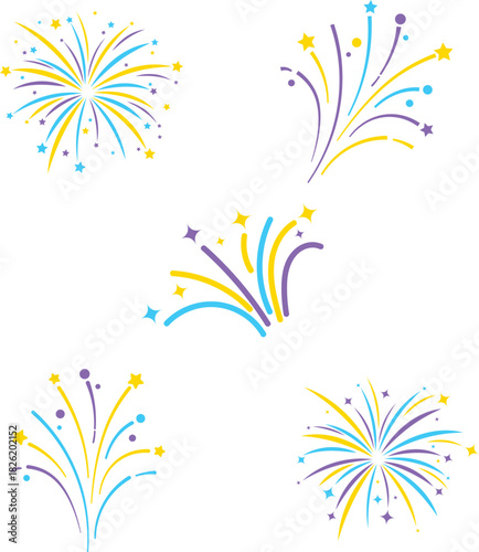 Fireworks Celebration Illustration
