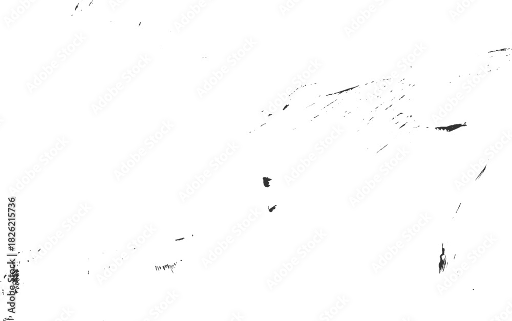 Fototapeta premium Black ink splatters and streaks on white background abstract texture vector