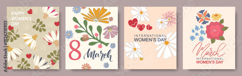 Postcards for March 8th set