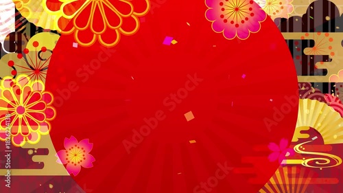 正月　元旦　背景
