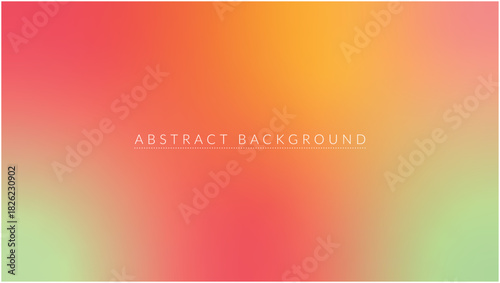 Vibrant gradient background with blended colors a smooth transition from red and orange to yellow and green creating a soft and colorful backdrop
