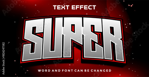Super editable text effect