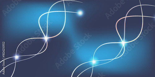 Modern background with line elements and dynamic shapes. Vector illustration modern
