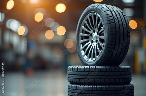 car wheel and tire