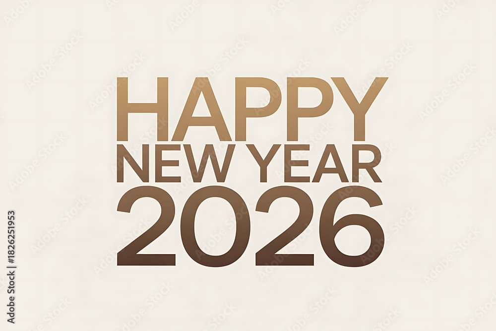 Fototapeta premium Celebrate the arrival of 2026 with fresh beginnings and exciting opportunities ahead, perfect for new year campaigns and festive promotions