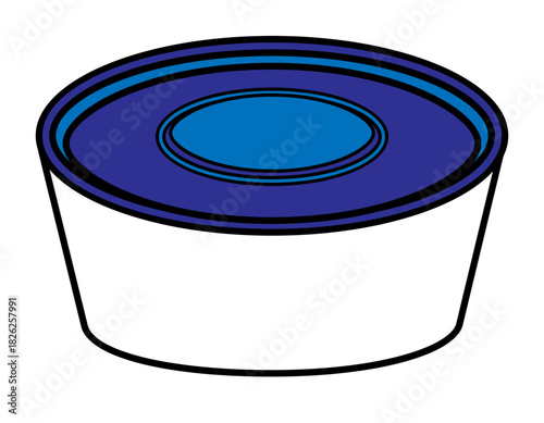 保存容器　タッパー　イラスト素材　1