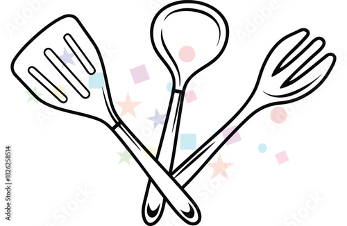 Simple Kitchen Utensils Set