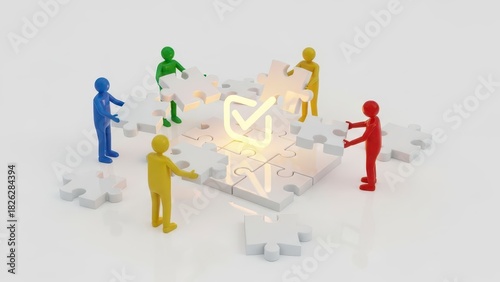 Teamwork and Excellence A Group of People Holding Up a Golden Star, Achieving Success