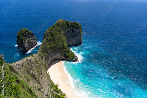 Aerial view of nusa penida, penida island, bali. High quality photo