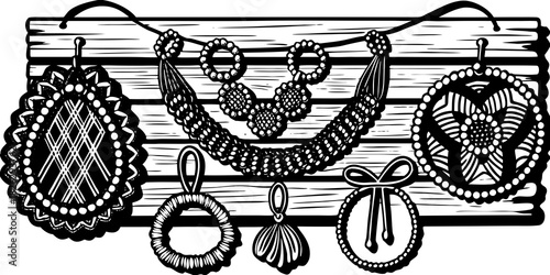 a diy macrame jewelry project featuring handmade jewelry pieces with intr.