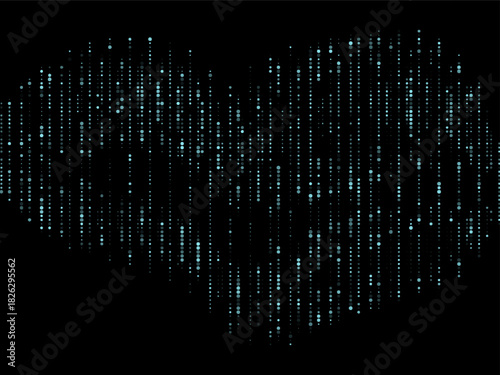 Dark BLUE vector  template with circles. Blurred bubbles on abstract background with colorful gradient. New design for ad, poster, banner of your website.