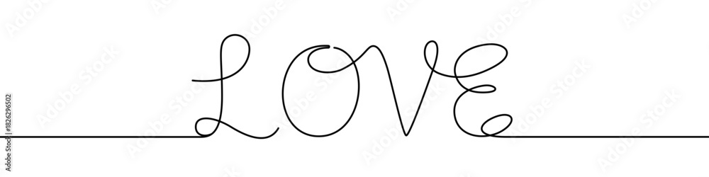 Naklejka premium The word 