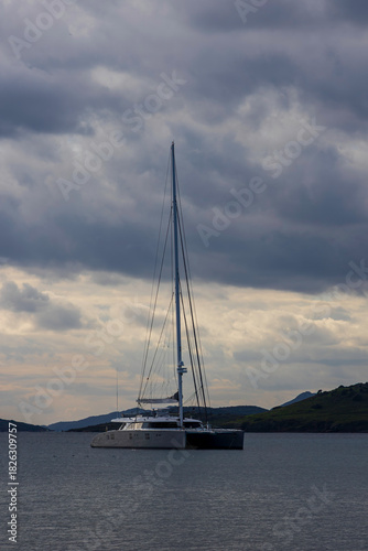 sailboat on the sea