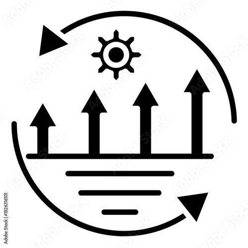 Continuous Improvement Vector Icon