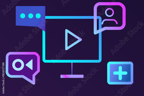 Illustration of inner growth and mental wellness through meditation and nature