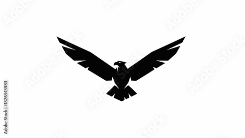 vector illustration of an eagle