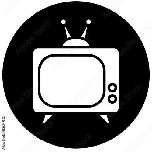 Television Vector Retro