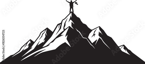 Mountain Wanderer Vector