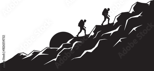 Mountain Wanderer Vector