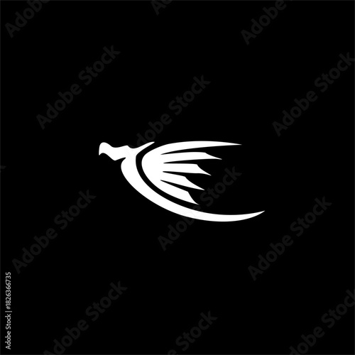 A fierce dragon illustrated as a bold and iconic mascot logo. Perfect for gaming teams, fantasy brands, security companies, and strong visual identity designs with mythical energy.