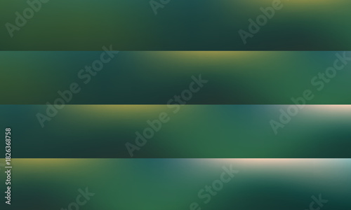 Abstract horizontal bands of deep green and subtle yellow create a serene blurred background with a natural organic feel