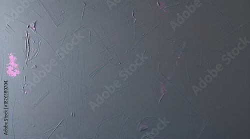 Abstract Grey Texture with Pink Accents 