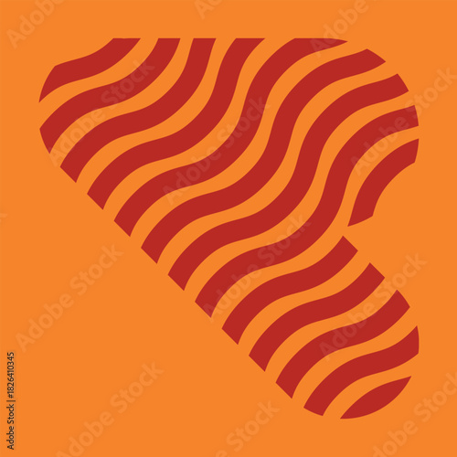 Wave art icon pack with matching colour background, 3000x3000px, Abstract Square Designs in Bold Color Variations, Minimalist Line Patterns for Creative Projects.