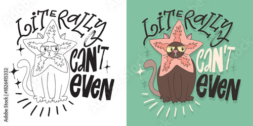 Funny hand drawn doodle lettering quote about winter holidays. Lettering for t-shirt design, mug print, bag print, clothes fashion. 100% hand drawn vector image.