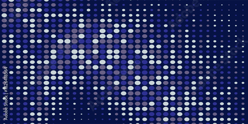Dot white blue wave light screen gradient texture background. Abstract technology big data digital background. vector eps 10