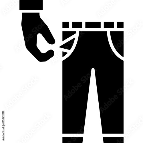 Business Law Icon — Corporate Legal Regulations Glyph Symbol