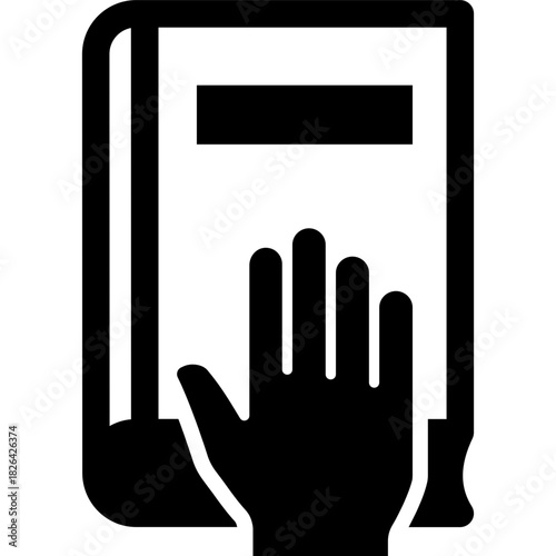 Allegiance Icon — Loyalty & Commitment Glyph Symbol