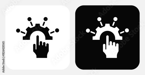 Client Onboarding Dual Monochrome Icon Set