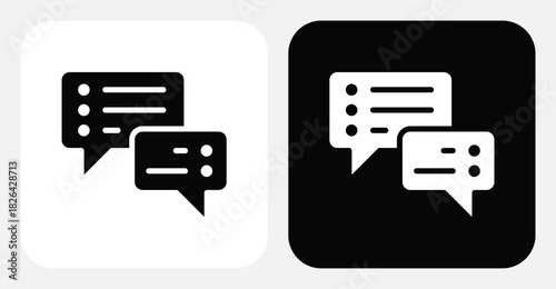 CRM Integration Dual Monochrome Icon Set