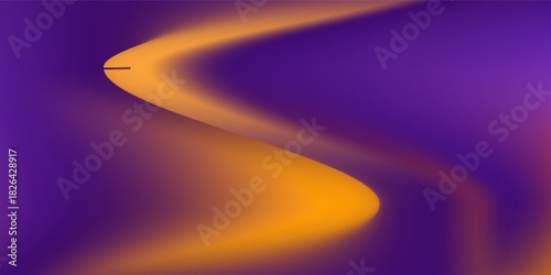 Wave abstract background with a combination of yellow, orange and dark purple elegant mystical energy, minimalist pastel colors, halloween