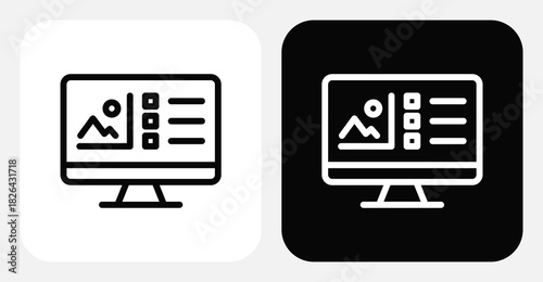 Follow-Up Task Dual Monochrome Icon Set