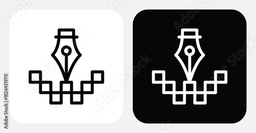 Contact Import Dual Monochrome Icon Set