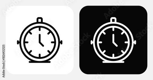 Meeting Schedule Dual Monochrome Icon Set