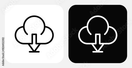 CRM Training Dual Monochrome Icon Set