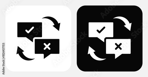 Lead Source Dual Monochrome Icon Set