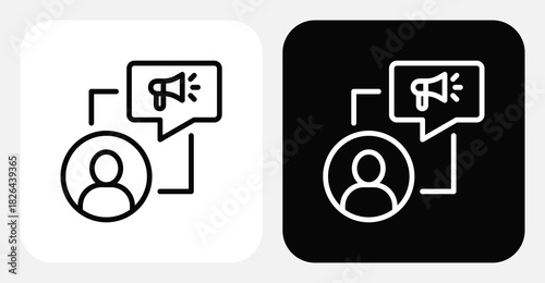 Contact Sync Dual Monochrome Icon Set