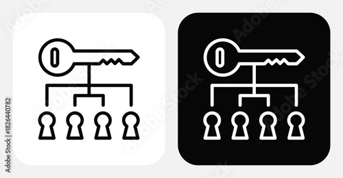 Feedback Analysis Dual Monochrome Icon Set