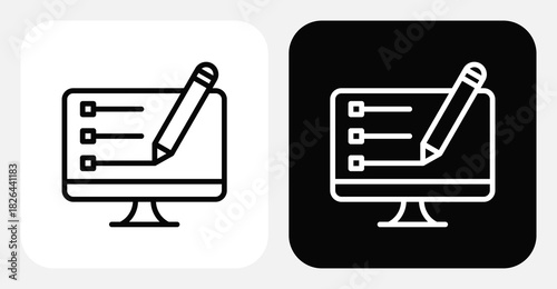CRM Cloud Dual Monochrome Icon Set
