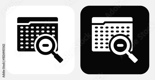 Code Dual Monochrome Icon Set