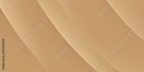 A deeper, richer cream color is used. A subtle gradient maintains a warm feel. A bold white curve gracefully arches across the lower right, providing a strong yet balanced design.