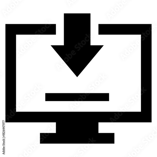 computer download icon
