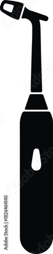 Illustration Dental curing light equipment tool silhouette vector