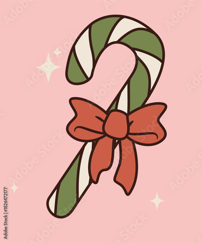  Illustration Ribbon and Candy Can at Groove Style