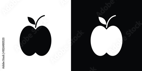 Apple icon, logo, app, template. EPS10