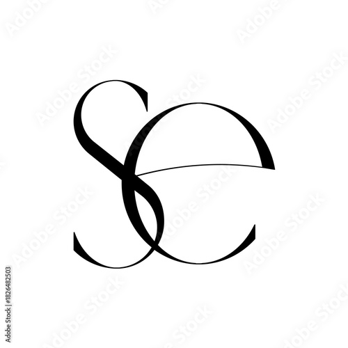 Modern Decorative Monogram
