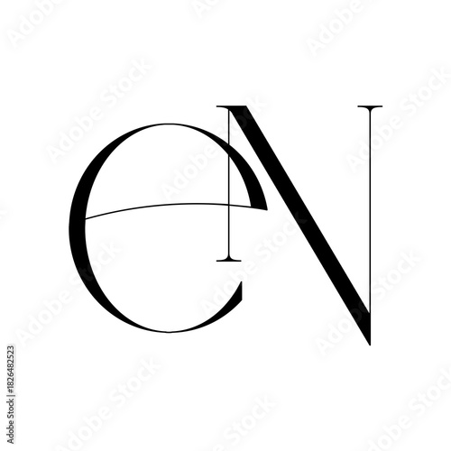 Modern Decorative Monogram